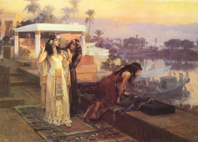 Картина Frederick Arthur Bridgman - Cleopatra on the Terraces of Philae (1896)