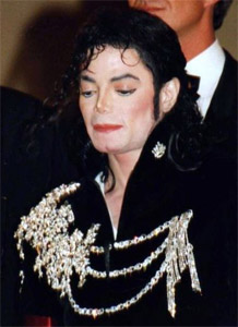 Michael Jackson at the Cannes film festival © Georges Biard