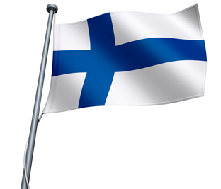 Флаг Финляндии © Kripke
