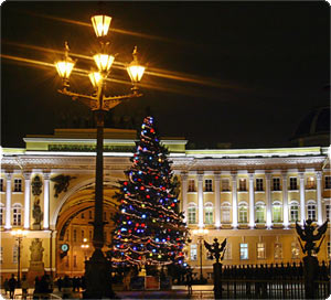 Новогодняя елка на Дворцовой